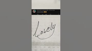 Lovely name signature | short video #viral #signature #viralvideo #youtubeshorts #art @BhaWin5