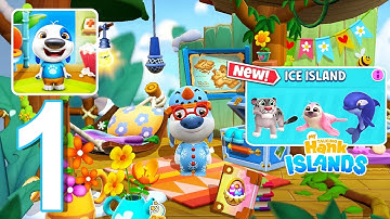 My Talking Hank Islands - ICE ISLANDS - Gameplay Walkthrough Part 1 (Android/iOS)