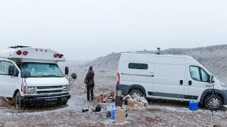 Utah Boondocking - Life Changes - Winter Tiny Home Life, Again by Chris Travels 4,963 views 4 months ago 7 minutes, 18 seconds