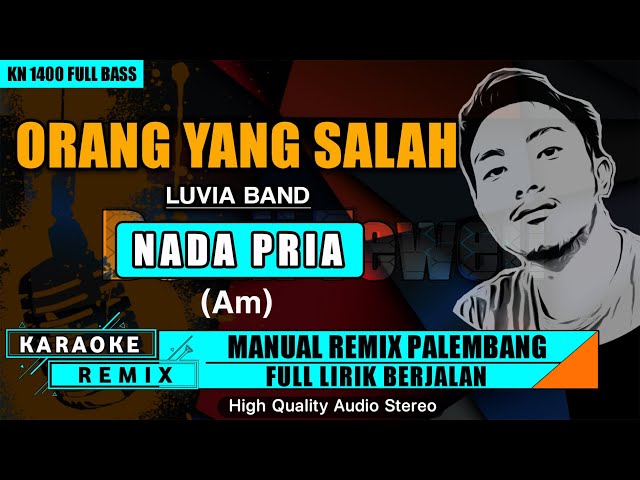 ORANG YANG SALAH - LUVIA BAND KARAOKE REMIX PALEMBANG class=