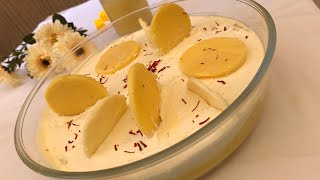 Saffron Milk Pudding | Easy milk pudding | simple pudding recipes | quick pudding recipe