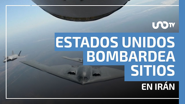 Trump confirma ataque de Estados Unidos a 3 sitios nucleares en Irán