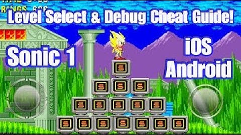SUPER SONIC THE HEDGEHOG sonic 1 cheat