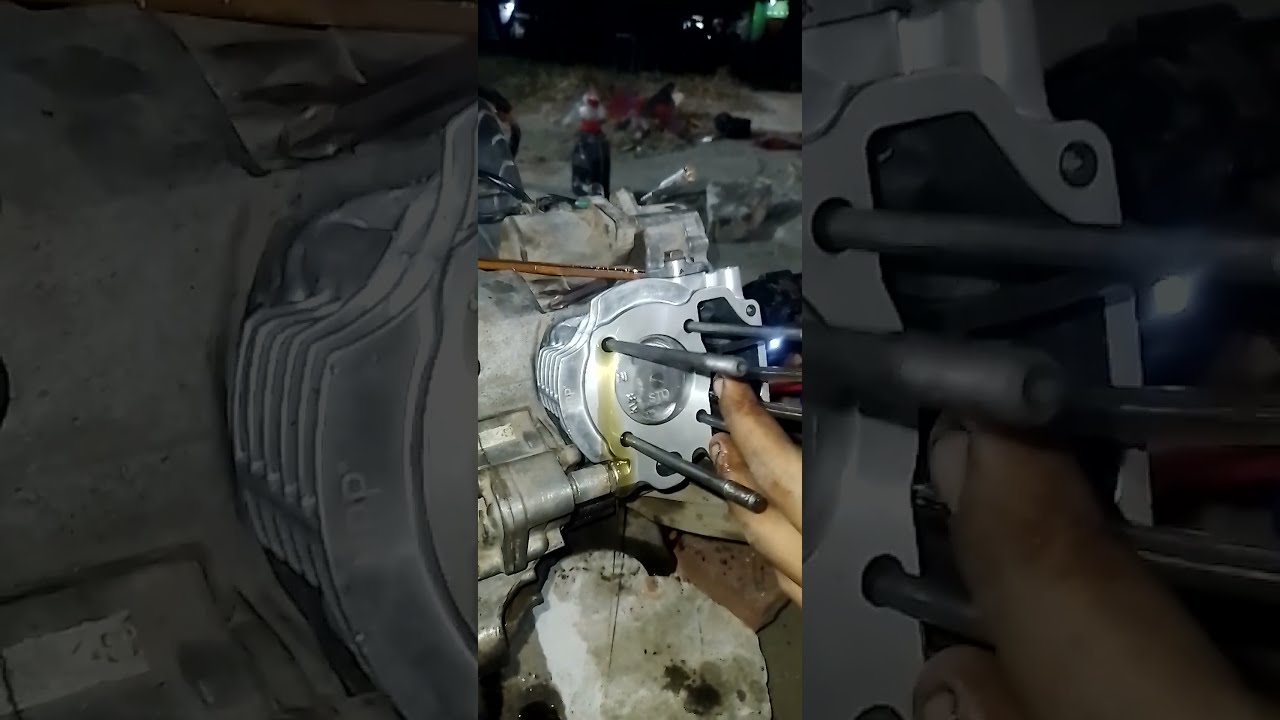 Pemasangan Blok Piston Npp Vario Karbu Viral Fyp Shorts Short Vario150