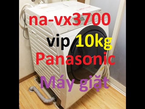 Mới 99% NA VX3700 Máy giặt nội địa nhật bãi 10kg panasonic 10kg