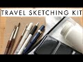 My travel sketching kit  lightweight portable watercolor gear