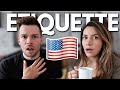 🇺🇸 AMERICAN Etiquette That BRITS People Don't Understand! 🇬🇧