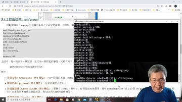 帳戶檔案 - Linux CentOS