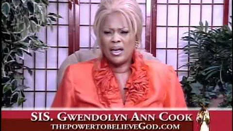 Gwendolyn Ann Cook - Testimony:  God healed me !