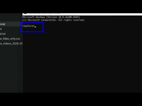 How to Open File Explorer Using Command Prompt & Powershell in Windows 11 & 10