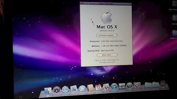 Mac OS X 10.5.8 Running on an Acer Aspire One