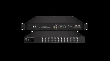 8 16 24 DVB S2 To Dvb c RF Catv Modulator