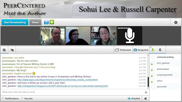 PeerCentered Meet the Author: Sohui Lee and Russel...