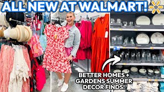 EVERYTHING NEW AT WALMART  SUMMER 2024 ☀ | Walmart Dollar Shop Summer Decor, NEW Dresses + Sandals