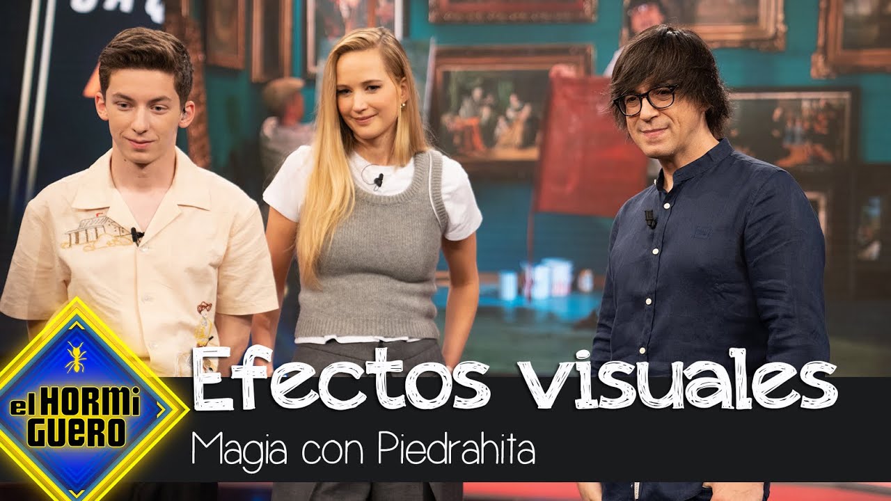 Luis Piedrahíta sorprende a Jennifer Lawrence y Andrew Barth Feldman - El Hormiguero