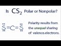 Polarity and Structure of CS2
