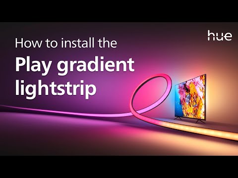 How to install the Philips Hue Play gradient lightstrip