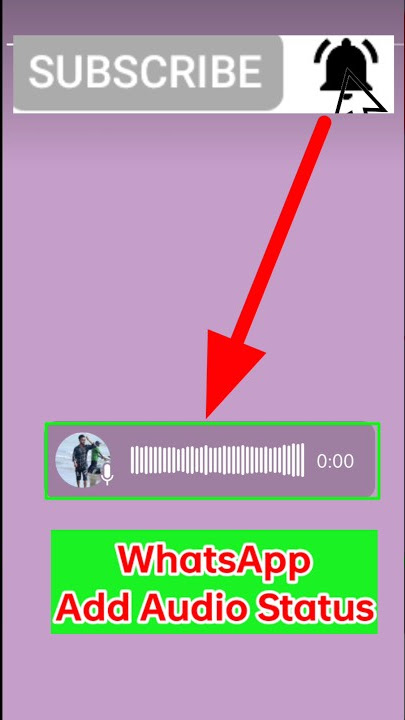 How to Add Audio Status in WhatsApp #shorts
