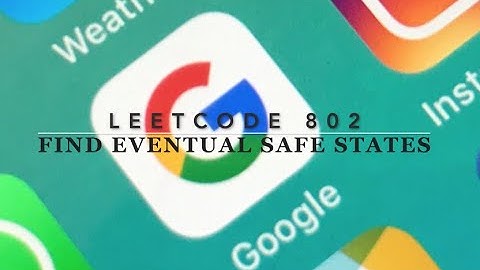 Leetcode 802. Find Eventual Safe States. English