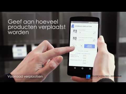 Update Voorraad verplaatsten met Warehouse Online smartphone app
