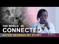 The world connected with me immediately I shared my story @SharedMomentswithJustus