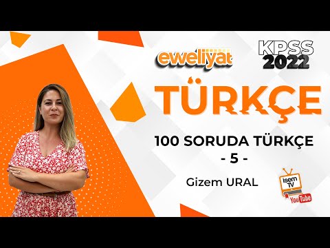 100 Soruda Türkçe - 5 / Gizem URAL (2022) İsemTV