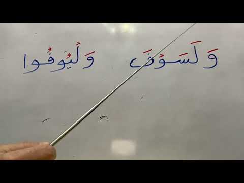 فين لام الامر في الكلمتين دول