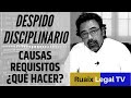 DESPIDO | Despido Disciplinario Causas | Actualidad Juridica| Abogado| Laboralista| Carta de Despido