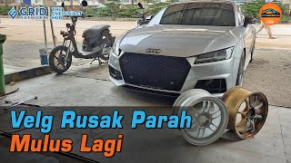 Masalah Velg Mobil Retak, Peyang, Sampai Pecah Bisa Diatasi,  Gak Perlu Keluar Rumah, BK Speed Works