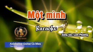 Alone | Karaoke | Male Tone | Anhbaduy Guitar - Ca Mau