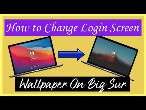 How to Change Custom Wallpaper for Big Sur Login Screen