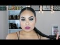 Grwm  night time makeup  sleek hairstyle