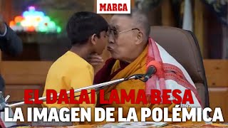 El Dalai Lama besa a un niño en la boca y le pide que le 'chupe la lengua' I MARCA