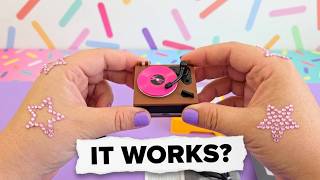 Testing the World’s *Tiniest* Vinyl Player! (Does It Actually Work)