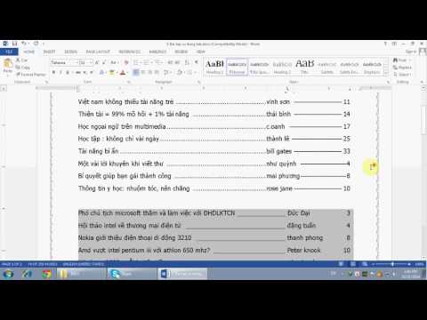 #1 Microsoft Word 2013: HƯỚNG DẪN SỬ DỤNG TAB  HIỆU QUẢ Mới Nhất