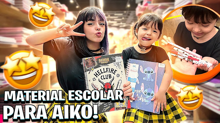 COMPRANDO MATERIAL ESCOLAR PRA MINHA FILHA | Estou Apaixonada