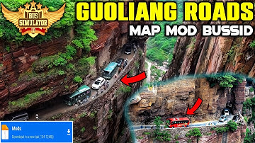 Finally! 🔥 New GUOLIANG TUNNEL Road Map Mod For Bus Simulator Indonesia।Bussid Mod Map 4.3.3
