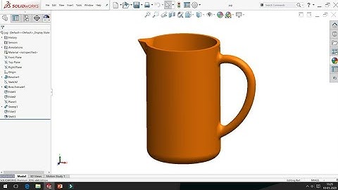 Solidwork tutorial | Jug