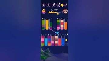 water sort puzzle - Get color level 609
