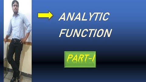 ||Complex Analysis|| Analytic Function {Part-1} in English.