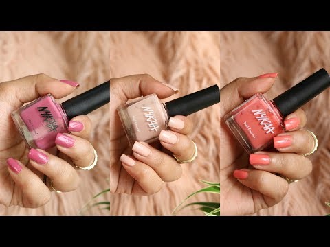 Review & Swatches | Nykaa Salon Shine Gel Nail Lacquer Vegas Roadtrip - Get  Rich Salon Like