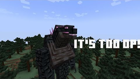 I Found the most Op Godzilla Mod in minecraft..