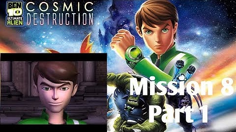 Ben 10 Cosmic Destruction Gameplay PSP Walkthrough Mission 8 Part 1 PPSSPP EMULATOR