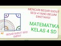 Download Lagu Menentukan Besar Sudut Segi Empat dan Mencari Besar Sudut Segi Empat Matematika Kelas 4 SD