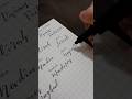 najma calligraphy #shorts #calligraphy #simple #basic #art #cursive #handlettering #lettering