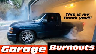 10k subscribers!!! Let’s do some GARAGE BURNOUTS with the boys! by Life on limiter 3,906 views 1 year ago 10 minutes, 11 seconds