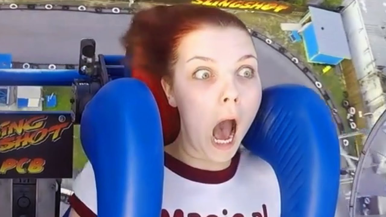 ⁣Crazy Ride Reactions -  Scream Machine