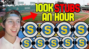 The *FASTEST* EASIEST STUB METHOD(100K AN HOUR)!!MLB The Show 20 Diamond Dynasty