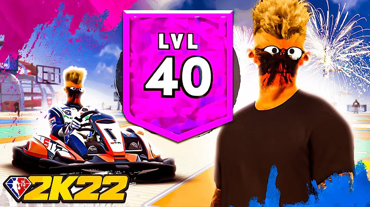 I HIT LEVEL 40 w/ MY INSANE 2-WAY PLAYMAKER BUILD IN NBA 2K22 & I UNLOCKED A GO KART *LIVE REACTION*