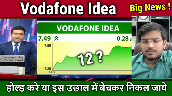 Vodafone Idea share latest news,HOLD OR SELL ?,kya kare ?,analysis,vi share future,idea target 2025